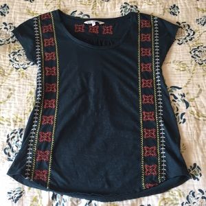 NWOT Green Sonoma T-shirt with Embroidery (S)